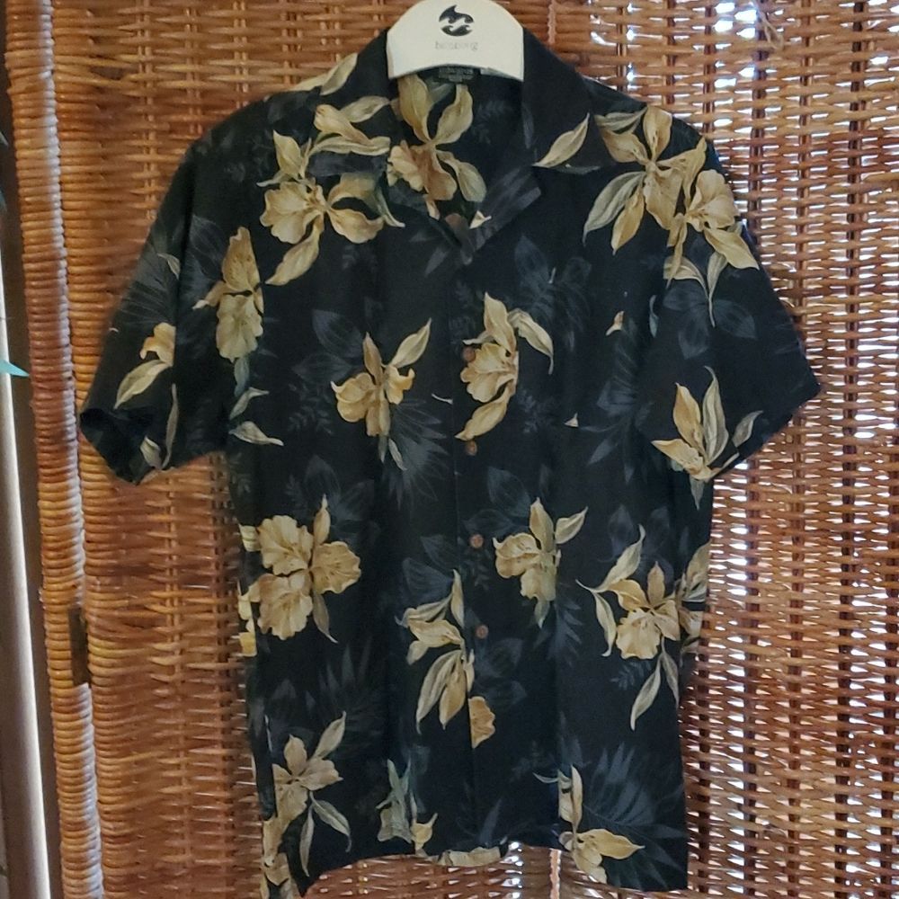 Hawaiian Tropical Floral Shirt M